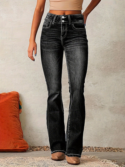 Raventa® | Hoge Taille Flared Jeans