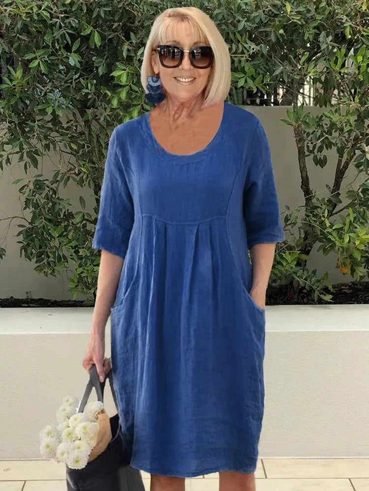 Elowen™ | Airy Linen Dress for Every Occasion