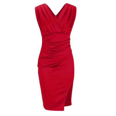 Elysia™ | Fluid Grace Midi Gown