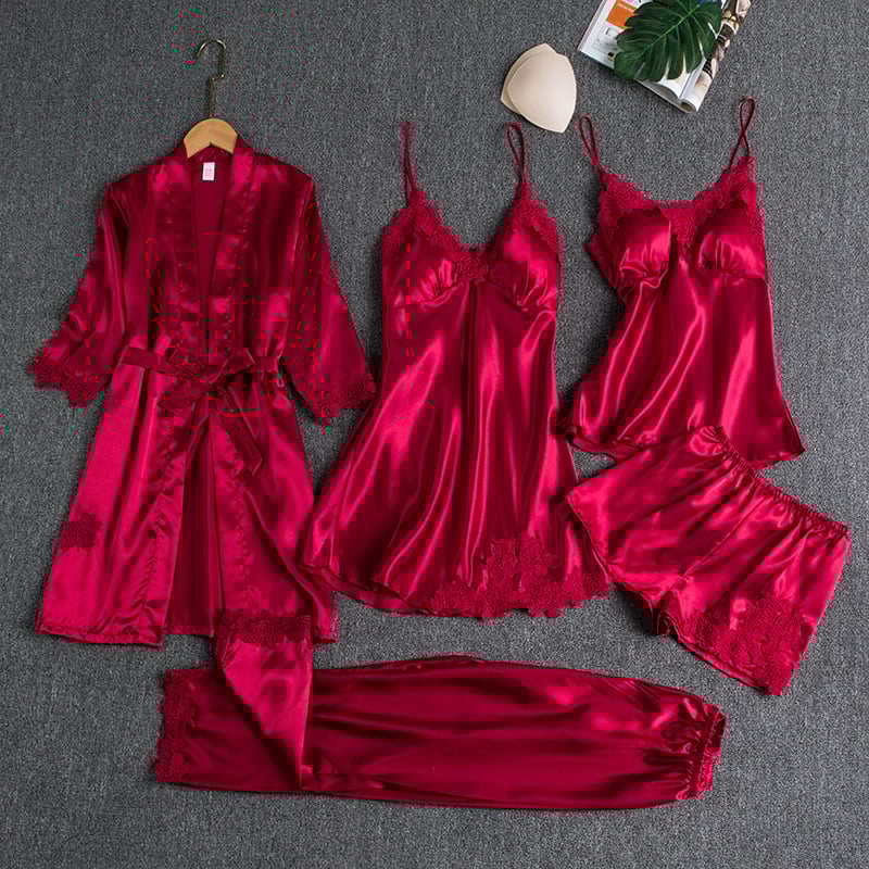 Helene | 5-delig Nachtkleding Set
