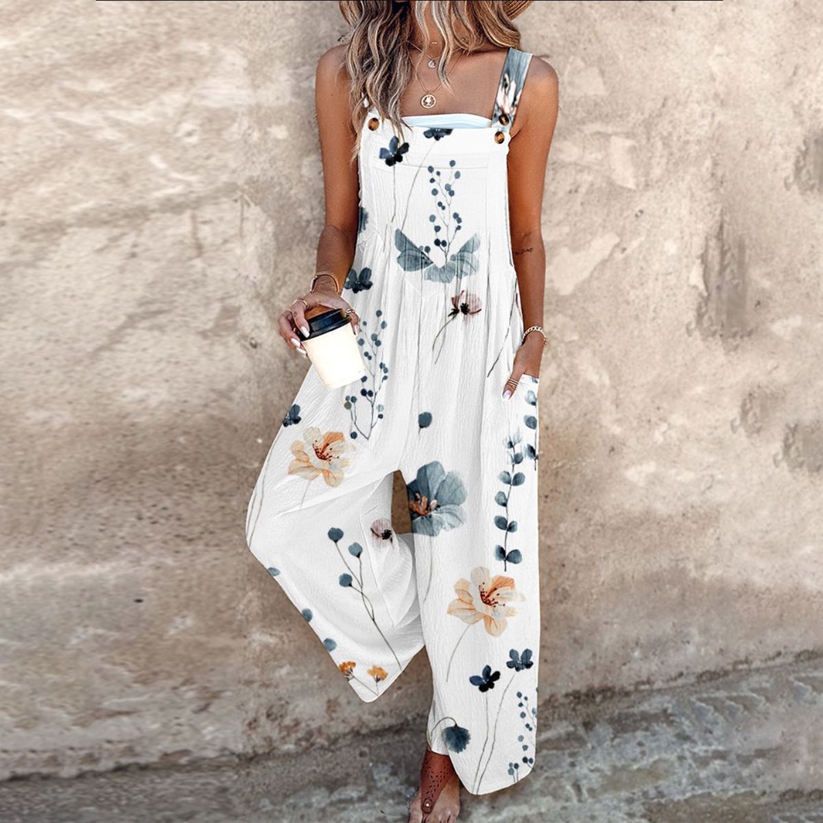 Christine™ | Jumpsuit met bloemenprint