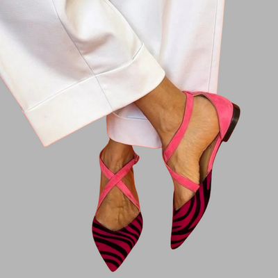 Elowen™ | Elegant Ballerina Flats avec Straps