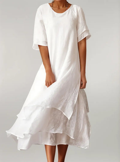 Elysithea™ | Luminous Cascading Silhouette Dress