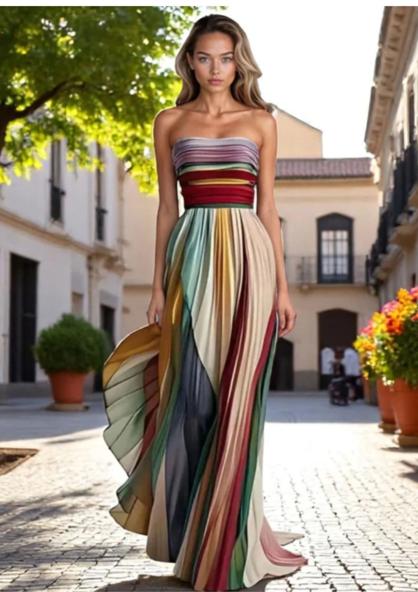 Elegante Mouwloze Jurk