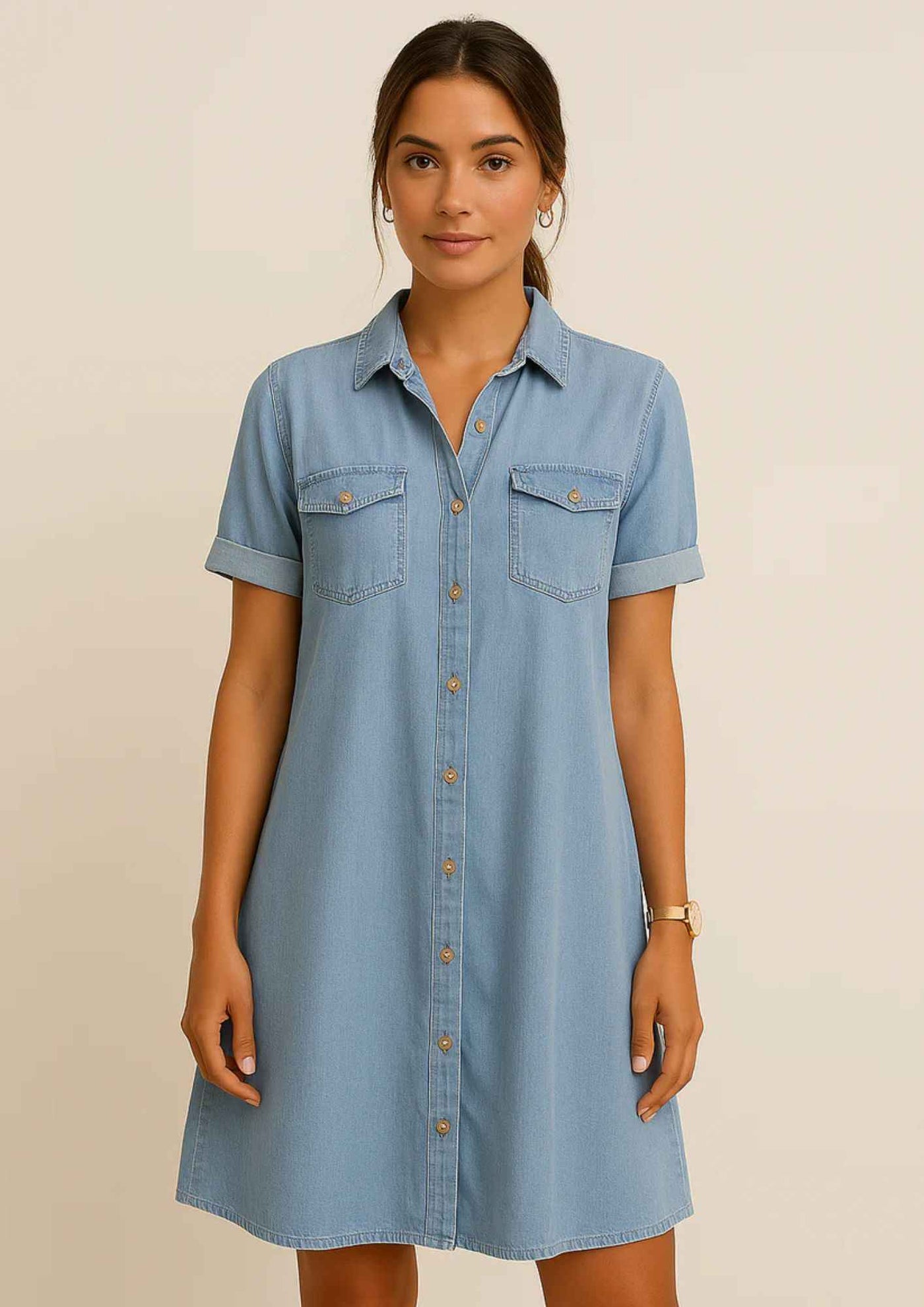 EasyFit Denim Jurk