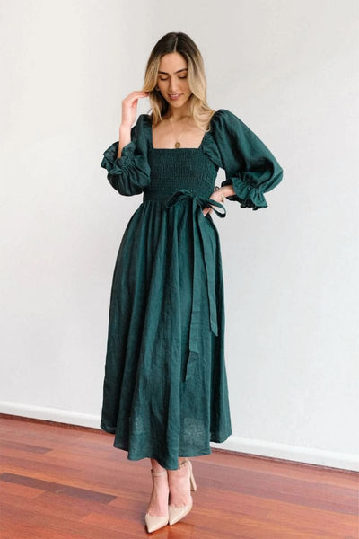 Tana | FRANSE JURK MET RUFFLES