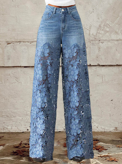 Ottavia™ | Broek met Kantdetails