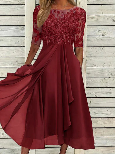 Elowen™ | Ethereal Linen Midi Dress