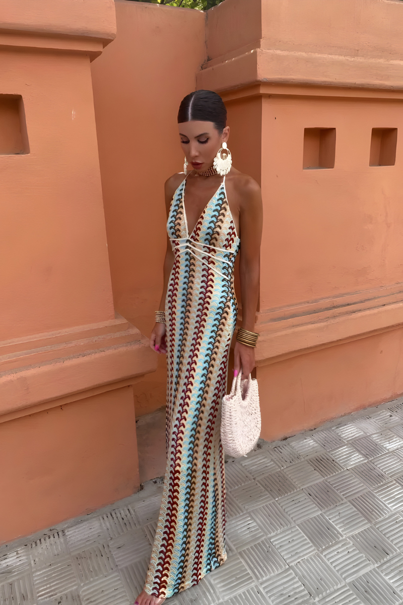 Lunara™ | Ethereal midi-jurk met vleermuismouwen
