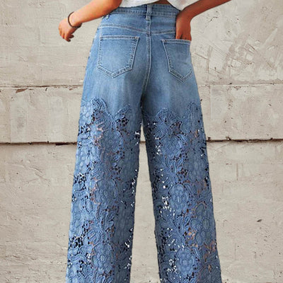 Ottavia™ | Broek met Kantdetails