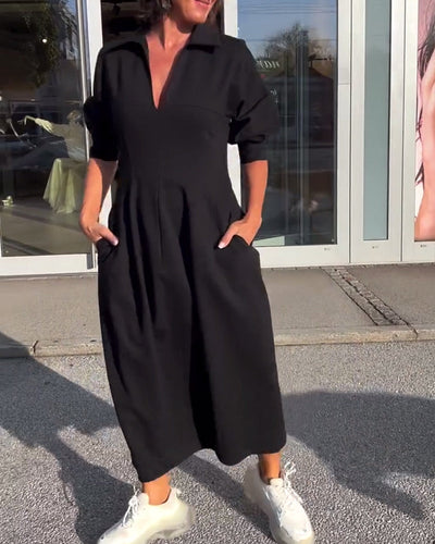 Karolin | Comfortabele Lange Jurk