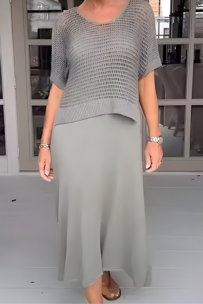Elara™ | Zomerse Maxi Jurk Met Vloeiende Rokken
