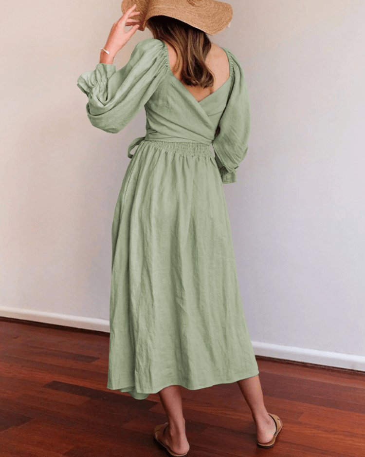 Tana | FRANSE JURK MET RUFFLES
