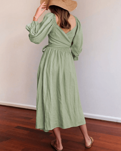 Tana | FRANSE JURK MET RUFFLES