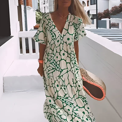 Lisa™ | V-hals zomerjurk