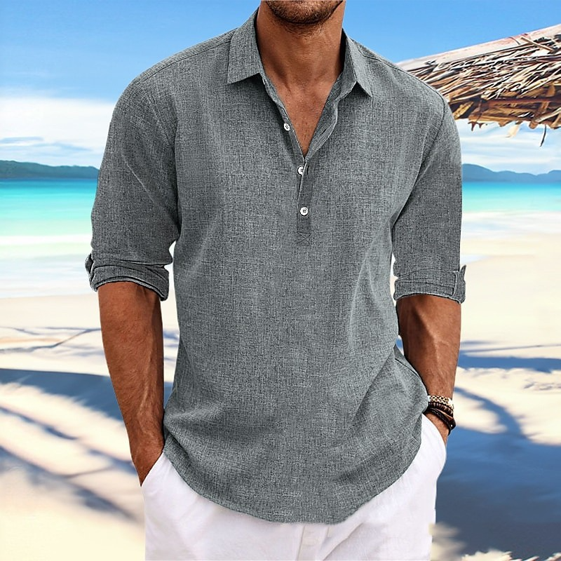 Robert - Lange Mouwen Losse-Fit Shirt