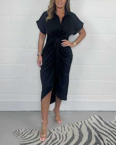 Laura™ | Elegant Geplooide Jurk