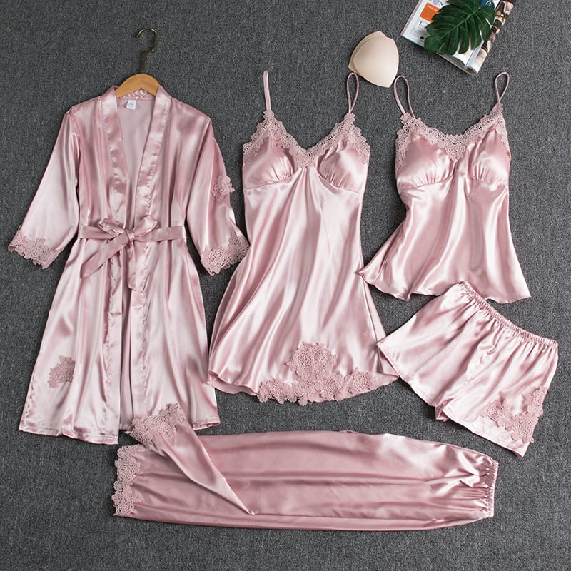 Helene | 5-delig Nachtkleding Set