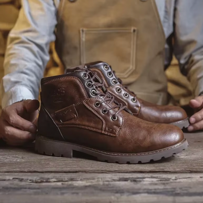 Aaron™ | Vintage Leren Herenlaarzen