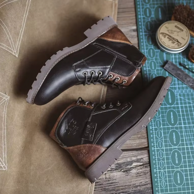Aaron™ | Vintage Leren Herenlaarzen