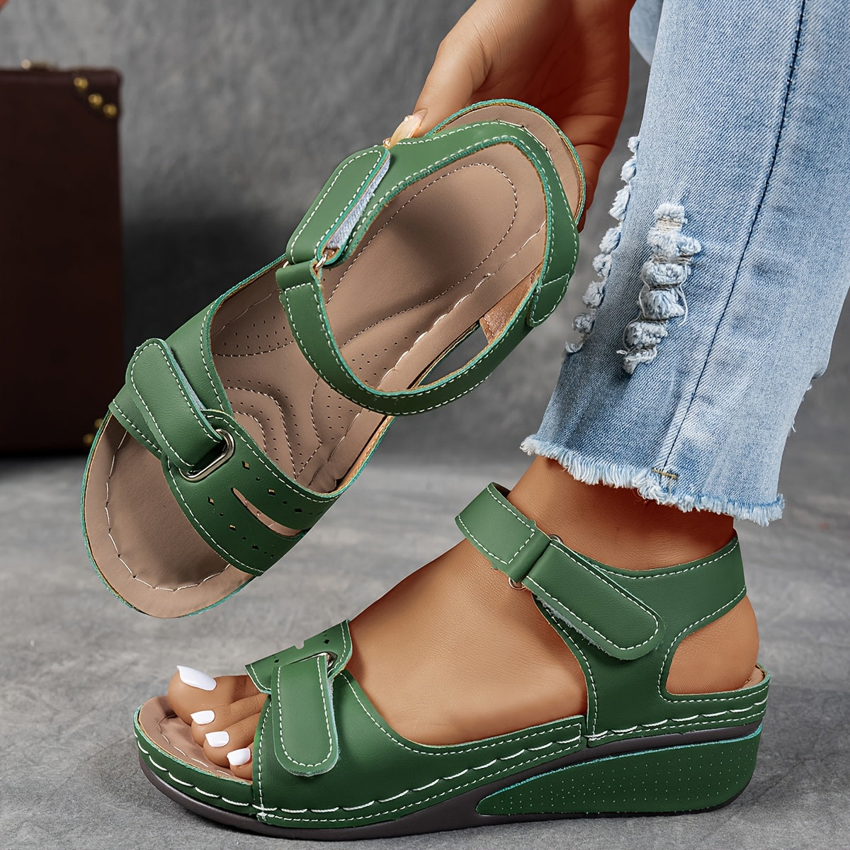 Eldara™ | Elegante sandaal voor ongeëvenaarde stabiliteit en comfort.
