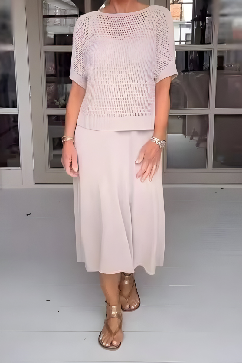 Elara™ | Zomerse Maxi Jurk Met Vloeiende Rokken