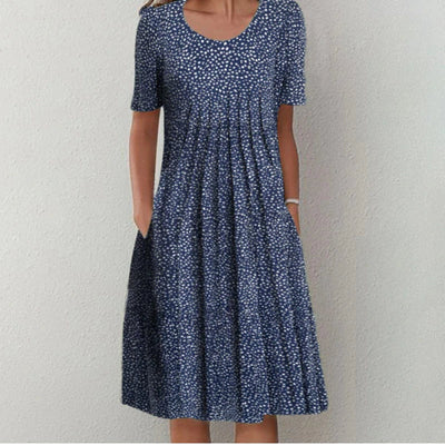 Elysan™ | Luminous Garden Midi Dress
