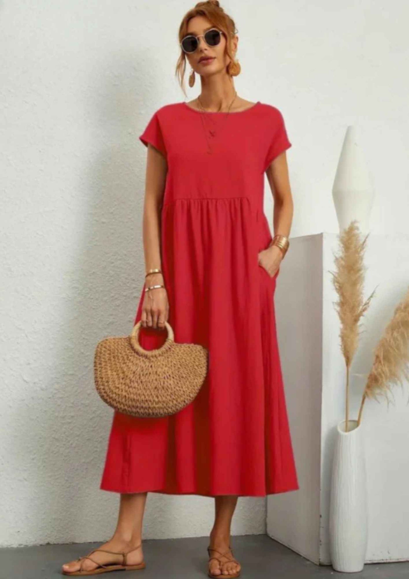 Vest van algodón met flotante estilo