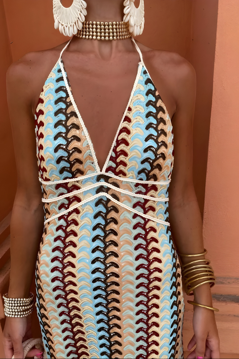 Lunara™ | Ethereal midi-jurk met vleermuismouwen