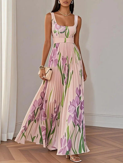 Liviana | Plissé Maxi-jurk