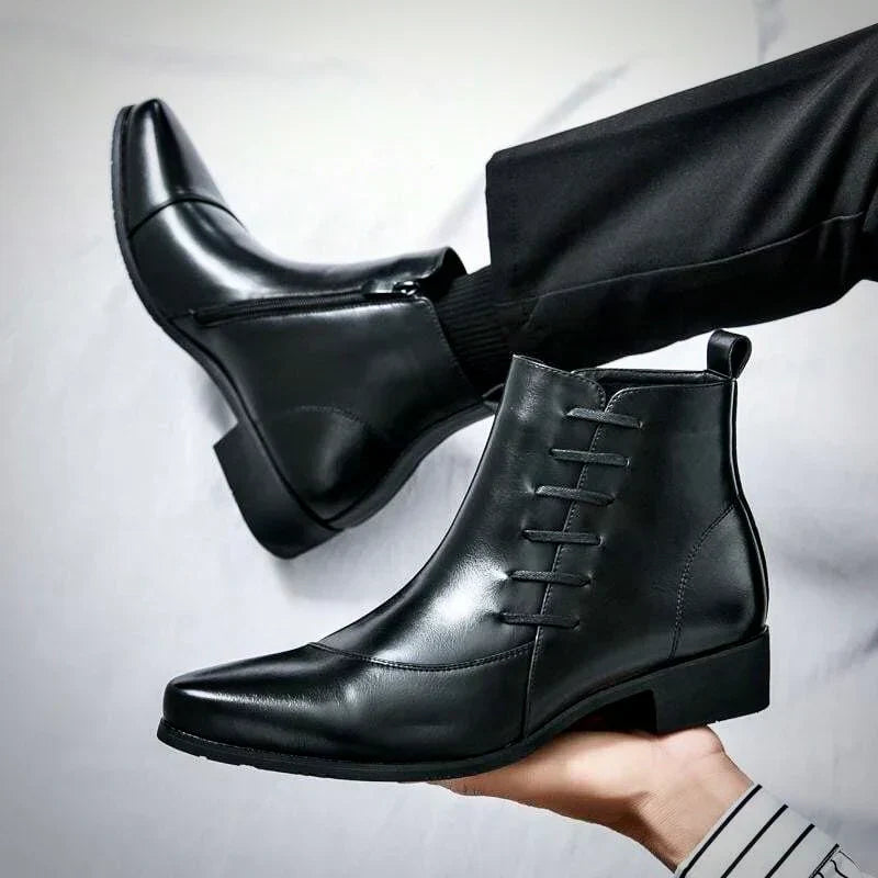 Samuel Thatcher Leren Dress Boots
