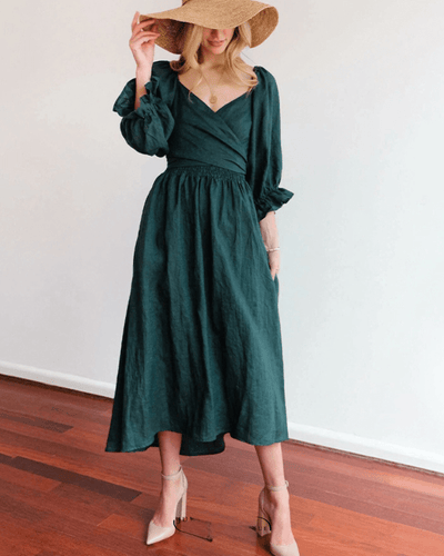 Tana | FRANSE JURK MET RUFFLES