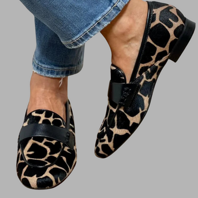 Elowen™ | Luxe Animal Print Loafer for Elegance and Comfort
