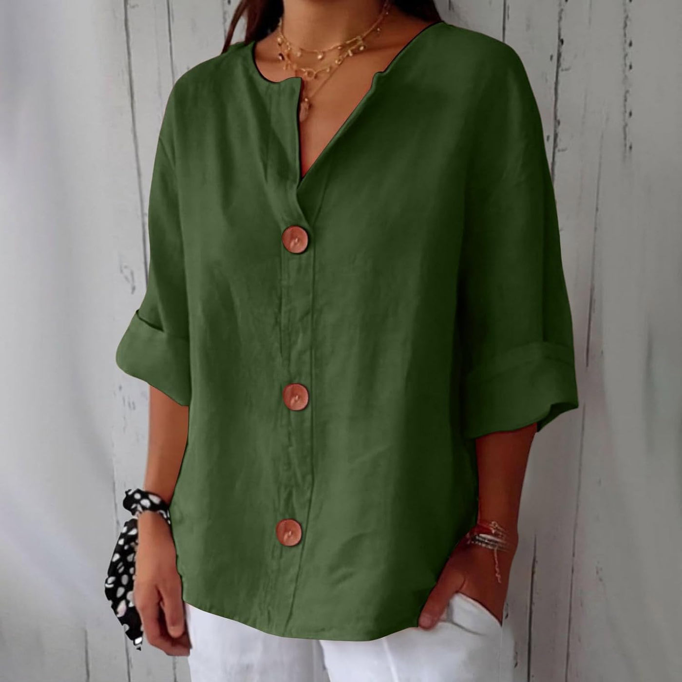 Clara - Linnen Blouse