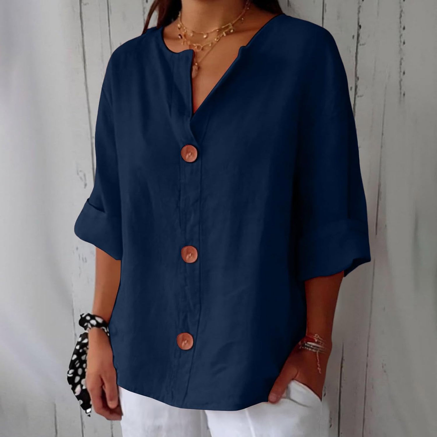 Clara - Linnen Blouse