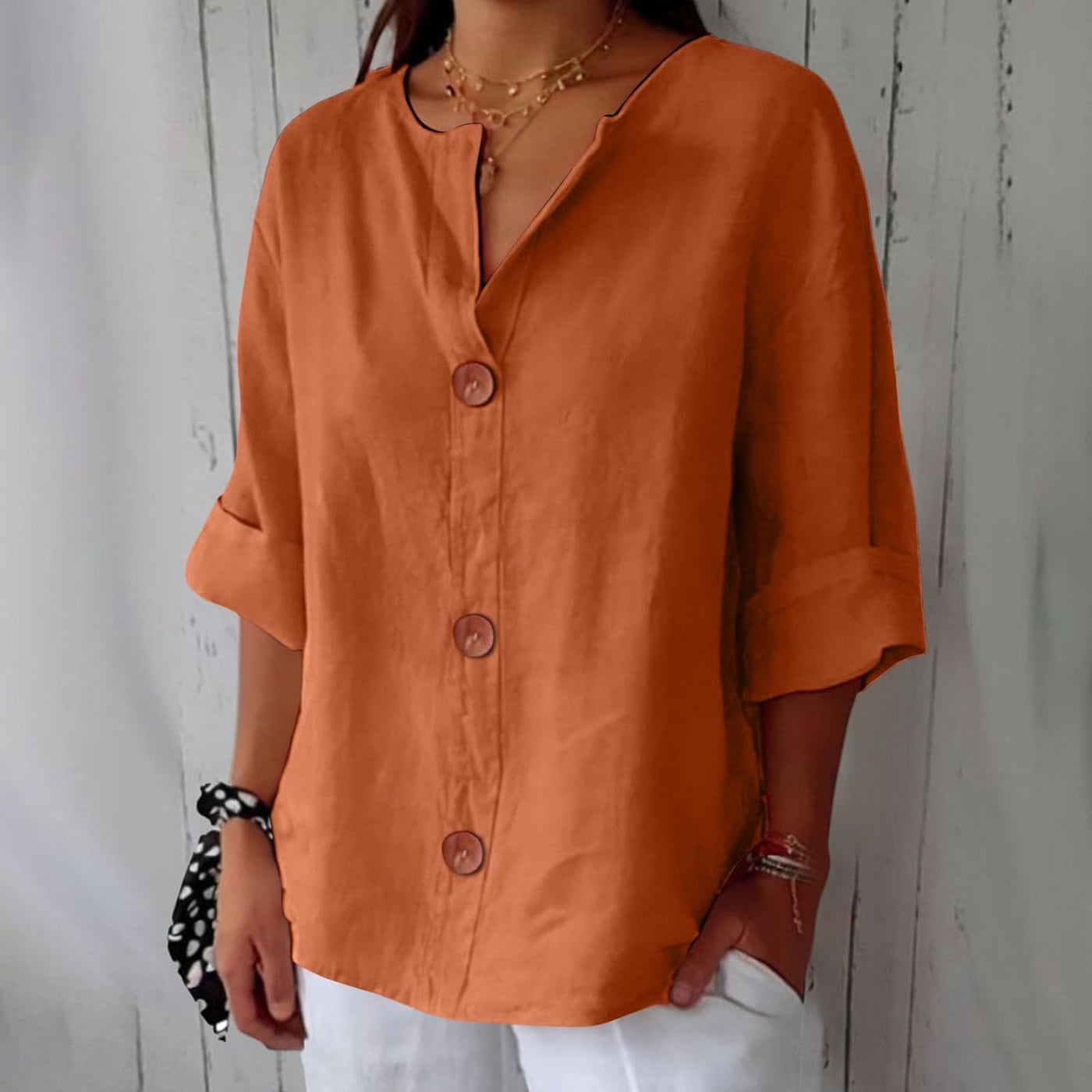 Clara - Linnen Blouse