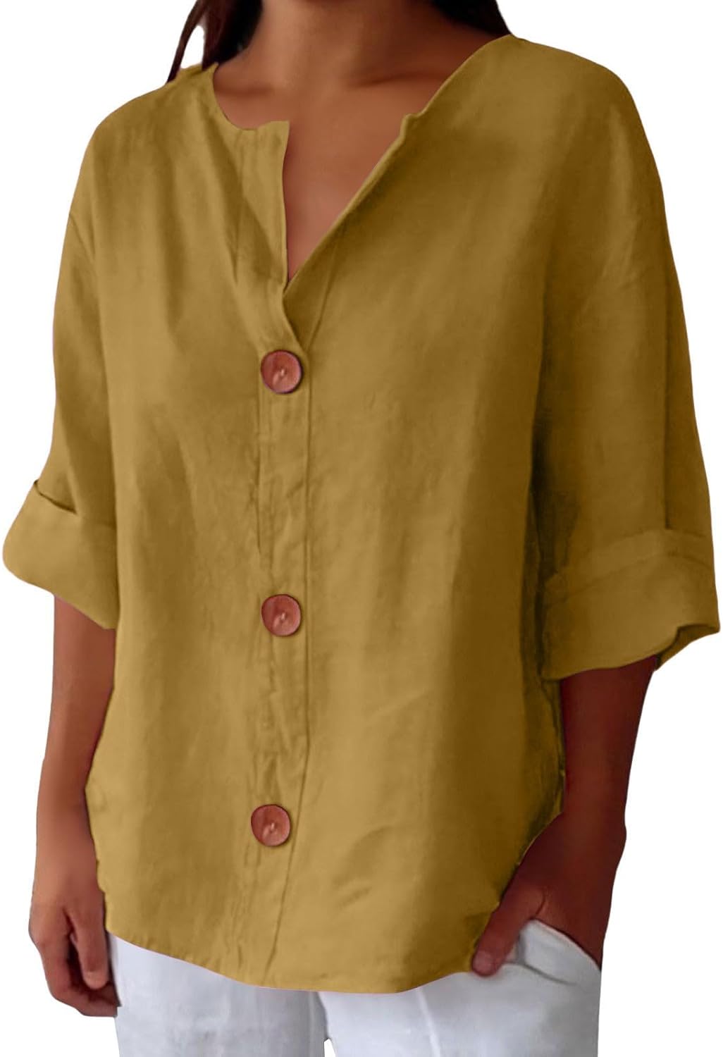 Clara - Linnen Blouse