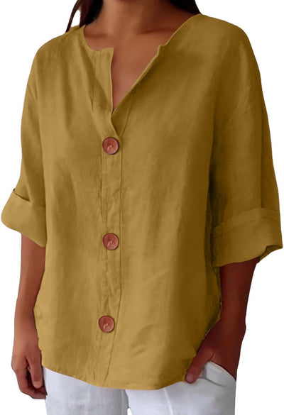 Clara - Linnen Blouse