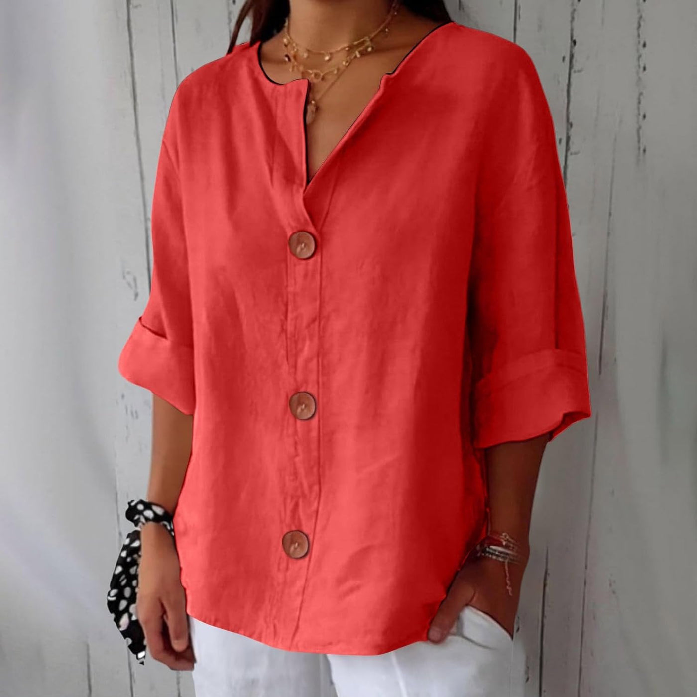 Clara - Linnen Blouse