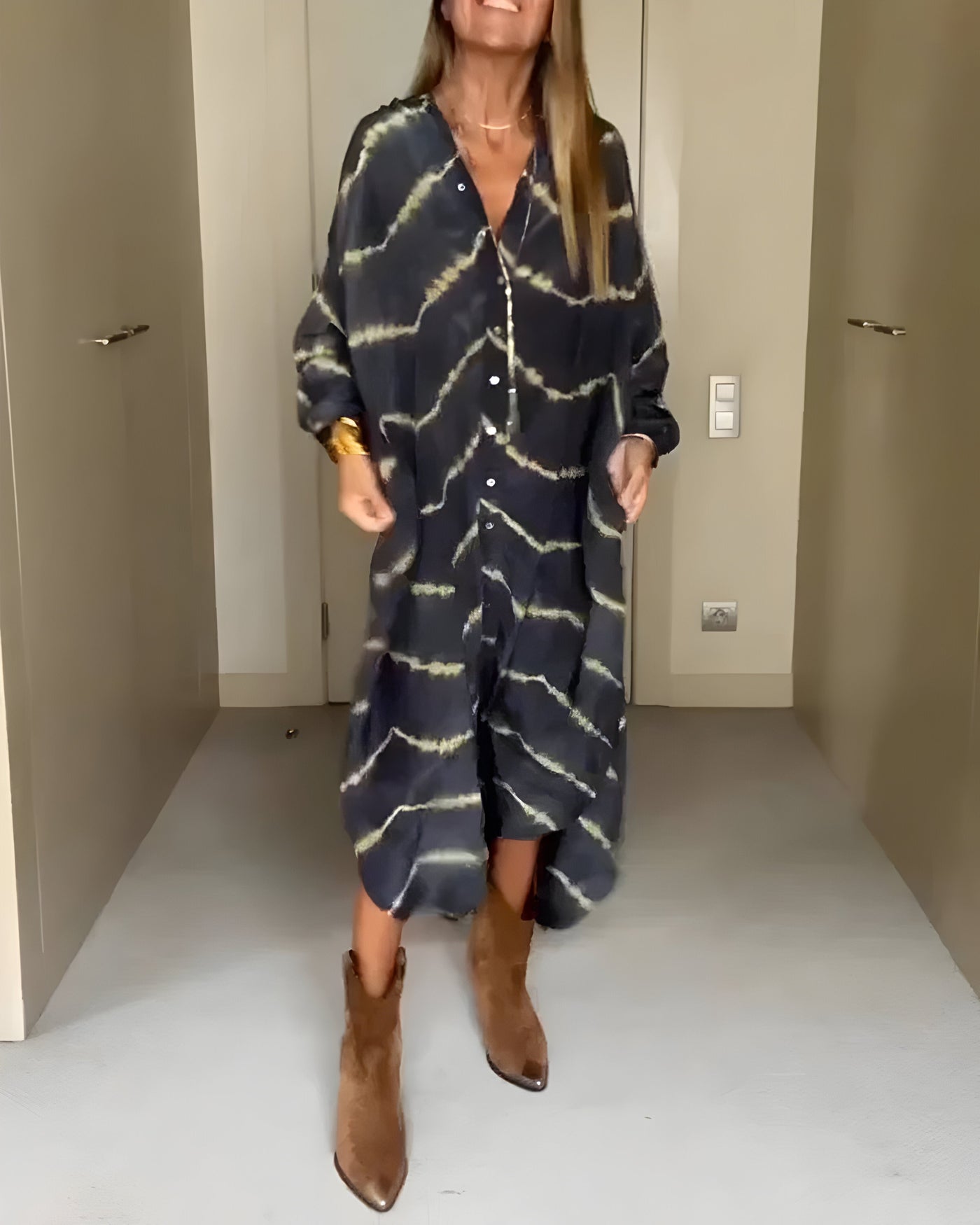 Eva™ | Gestreepte jurk