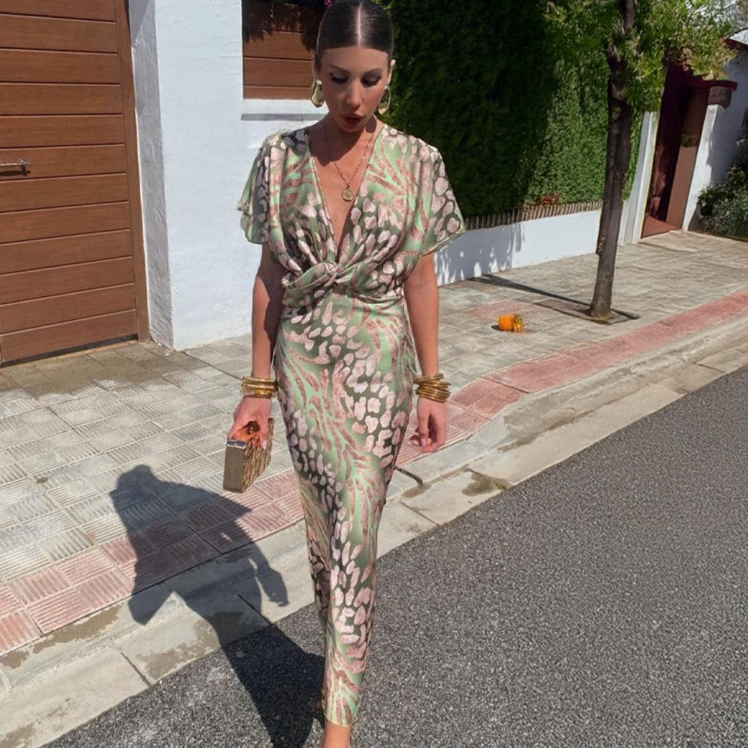 Ginevra | Elegante jurk met draping
