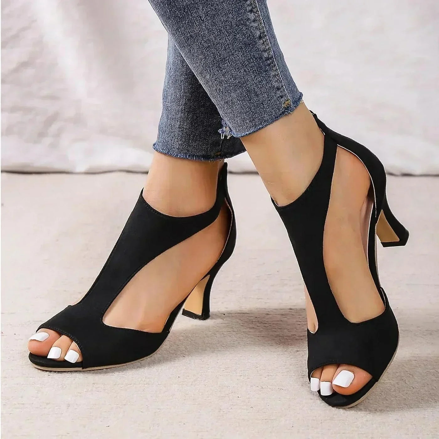 Bella - Chic Achterrits Stiletto Sandalen