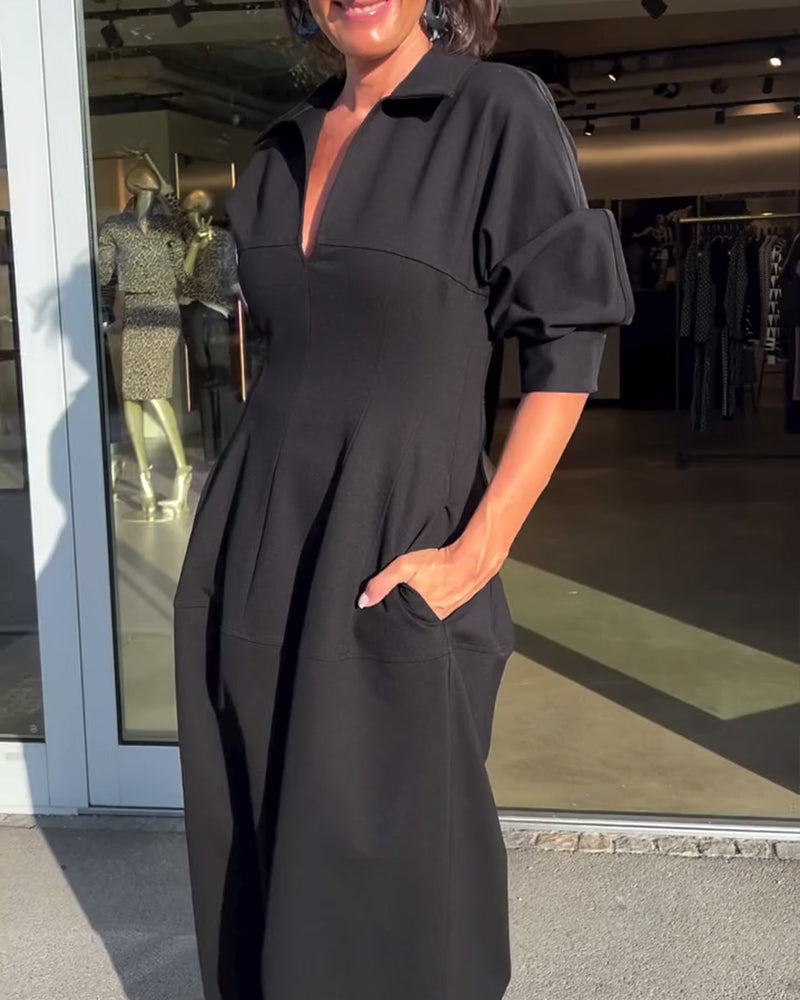 Karolin | Comfortabele Lange Jurk
