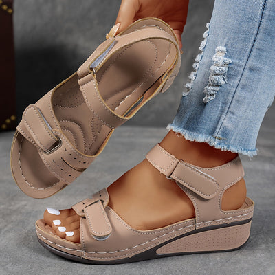 Elowen™ | Mistral - Elegante orthopedische sandalen met sleehak.