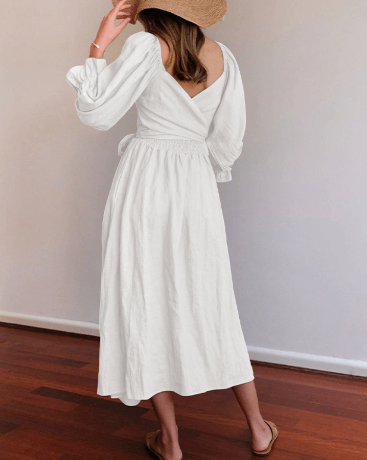 Tana | FRANSE JURK MET RUFFLES