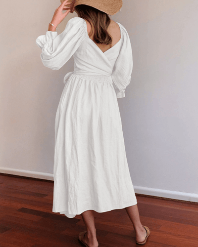 Tana | FRANSE JURK MET RUFFLES