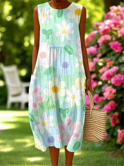 Elysaria™ | Aquatic Blossom Summer Gown