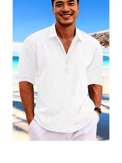 Robert - Lange Mouwen Losse-Fit Shirt
