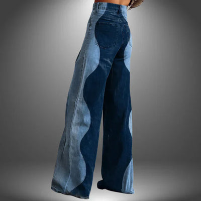Elenora™ | Luxe Broek met Golfpatroon