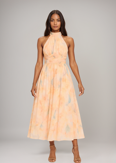 Antonella | Elegante Haltermaxi-jurk